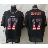 nike nfl jerseys chicago bears #17 jeffery black[Elite USA flag fashion]