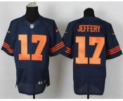 nike nfl jerseys chicago bears #17 jeffery blue[Elite][number orange]