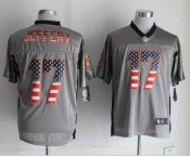 nike nfl jerseys chicago bears #17 jeffery grey[Elite USA flag fashion shadow]