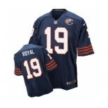 nike nfl jerseys chicago bears #19 Eddie-royal Throwback blue[Elite]