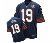 nike nfl jerseys chicago bears #19 Eddie-royal Throwback blue[Elite]