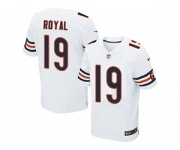 nike nfl jerseys chicago bears #19 eddie royal white[Elite][royal]