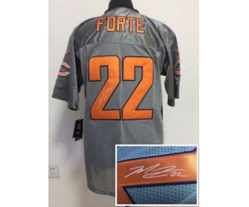 nike nfl jerseys chicago bears #22 forte grey[Elite shadow signature]