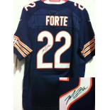 nike nfl jerseys chicago bears #22 matt forte blue[Elite signature]