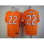 nike nfl jerseys chicago bears #22 matt forte orange[Elite]