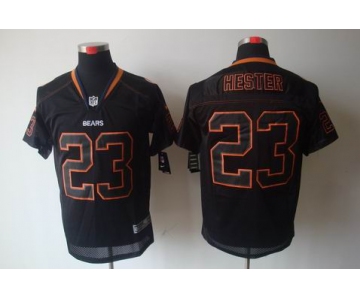 nike nfl jerseys chicago bears #23 hester black[Elite lights out]