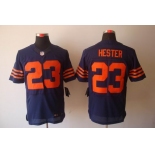 nike nfl jerseys chicago bears #23 hester blue[Elite orange number]