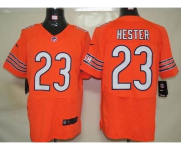 nike nfl jerseys chicago bears #23 hester orange[elite]