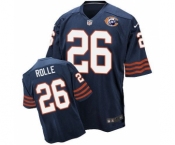 nike nfl jerseys chicago bears #26 Antrel Rolle Throwback blue[Elite]