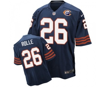 nike nfl jerseys chicago bears #26 Antrel Rolle Throwback blue[Elite]