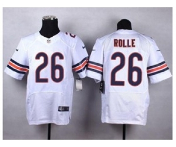 nike nfl jerseys chicago bears #26 antrel rolle white[Elite][rolle]