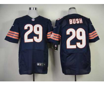 nike nfl jerseys chicago bears #29 bush blue[Elite]