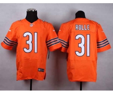 nike nfl jerseys chicago bears #31 rolle orange[Elite]