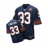 nike nfl jerseys chicago bears #33 Jeremy Langford Throwback blue[Elite]