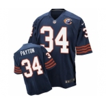 nike nfl jerseys chicago bears #34 Walter Payton Throwback blue[Elite]