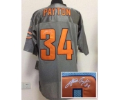 nike nfl jerseys chicago bears #34 payton grey[Elite shadow signature]