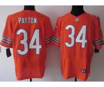 nike nfl jerseys chicago bears #34 payton orange[Elite]