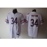 nike nfl jerseys chicago bears #34 payton white[elite]