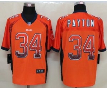 nike nfl jerseys chicago bears #34 walter payton orange[Elite drift fashion]