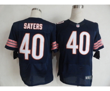 nike nfl jerseys chicago bears #40 sayers blue[Elite]