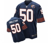 nike nfl jerseys chicago bears #50 Mike Singletary Throwback blue[Elite][Singletary]