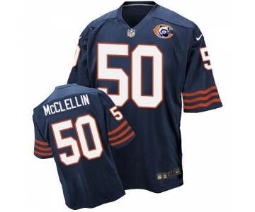 nike nfl jerseys chicago bears #50 Shea Mcclellin Throwback blue[Elite][Mcclellin]