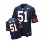 nike nfl jerseys chicago bears #51 Dick Butkus Throwback blue[Elite]