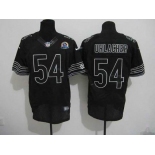 nike nfl jerseys chicago bears #54 urlacher black[Elite 50th Patch]