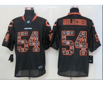 nike nfl jerseys chicago bears #54 urlacher black[Elite lights out]