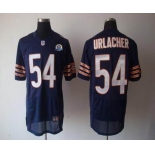 nike nfl jerseys chicago bears #54 urlacher blue[Elite 50th Patch]