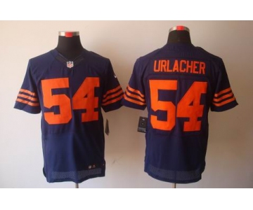 nike nfl jerseys chicago bears #54 urlacher blue[Elite orange number]