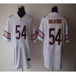 nike nfl jerseys chicago bears #54 urlacher white[Elite 50th Patch]