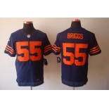 nike nfl jerseys chicago bears #55 lance briggs blue[Elite orange number]