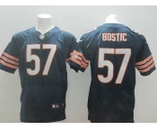 nike nfl jerseys chicago bears #57 bostic blue[Elite][bostic]