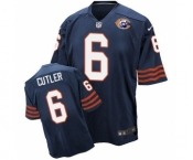 nike nfl jerseys chicago bears #6 Jay Cutler Throwback blue[Elite]