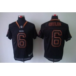 nike nfl jerseys chicago bears #6 cutler black[Elite lights out]