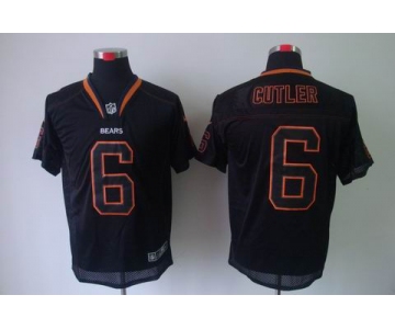 nike nfl jerseys chicago bears #6 cutler black[Elite lights out]