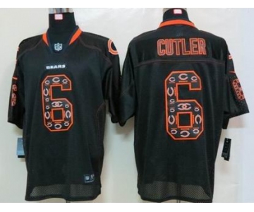 nike nfl jerseys chicago bears #6 cutler black[Elite united sideline]