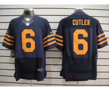 nike nfl jerseys chicago bears #6 cutler dk.blue[Elite]