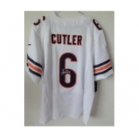 nike nfl jerseys chicago bears #6 cutler white[Elite signature]