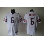 nike nfl jerseys chicago bears #6 cutler white[elite]