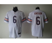 nike nfl jerseys chicago bears #6 cutler white[elite]