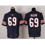 nike nfl jerseys chicago bears #69 allen blue[Elite]