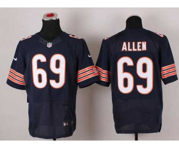 nike nfl jerseys chicago bears #69 allen blue[Elite]