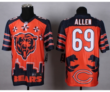 nike nfl jerseys chicago bears #69 allen[Elite Style Noble Fashion]