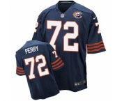 nike nfl jerseys chicago bears #72 William Perry Throwback blue[Elite]