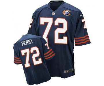 nike nfl jerseys chicago bears #72 William Perry Throwback blue[Elite]