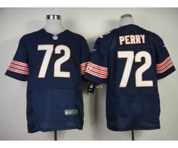 nike nfl jerseys chicago bears #72 perry blue[Elite]