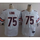 nike nfl jerseys chicago bears #75 long white[Elite]