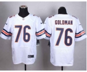 nike nfl jerseys chicago bears #76 goldman white[Elite]